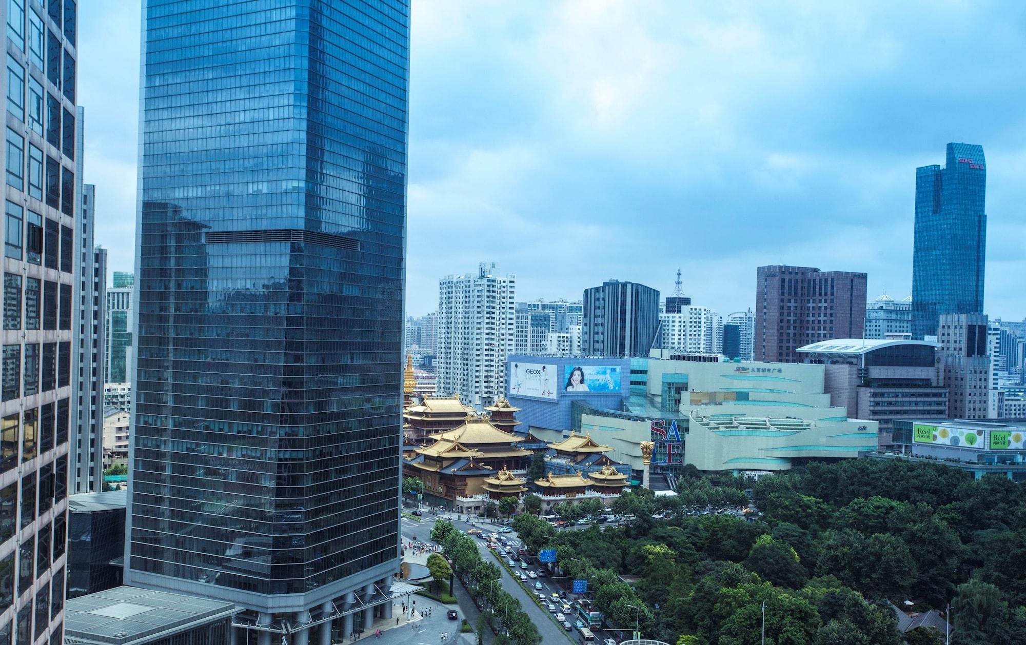 The Kunlun Jing An Hotell Shanghai Exteriör bild
