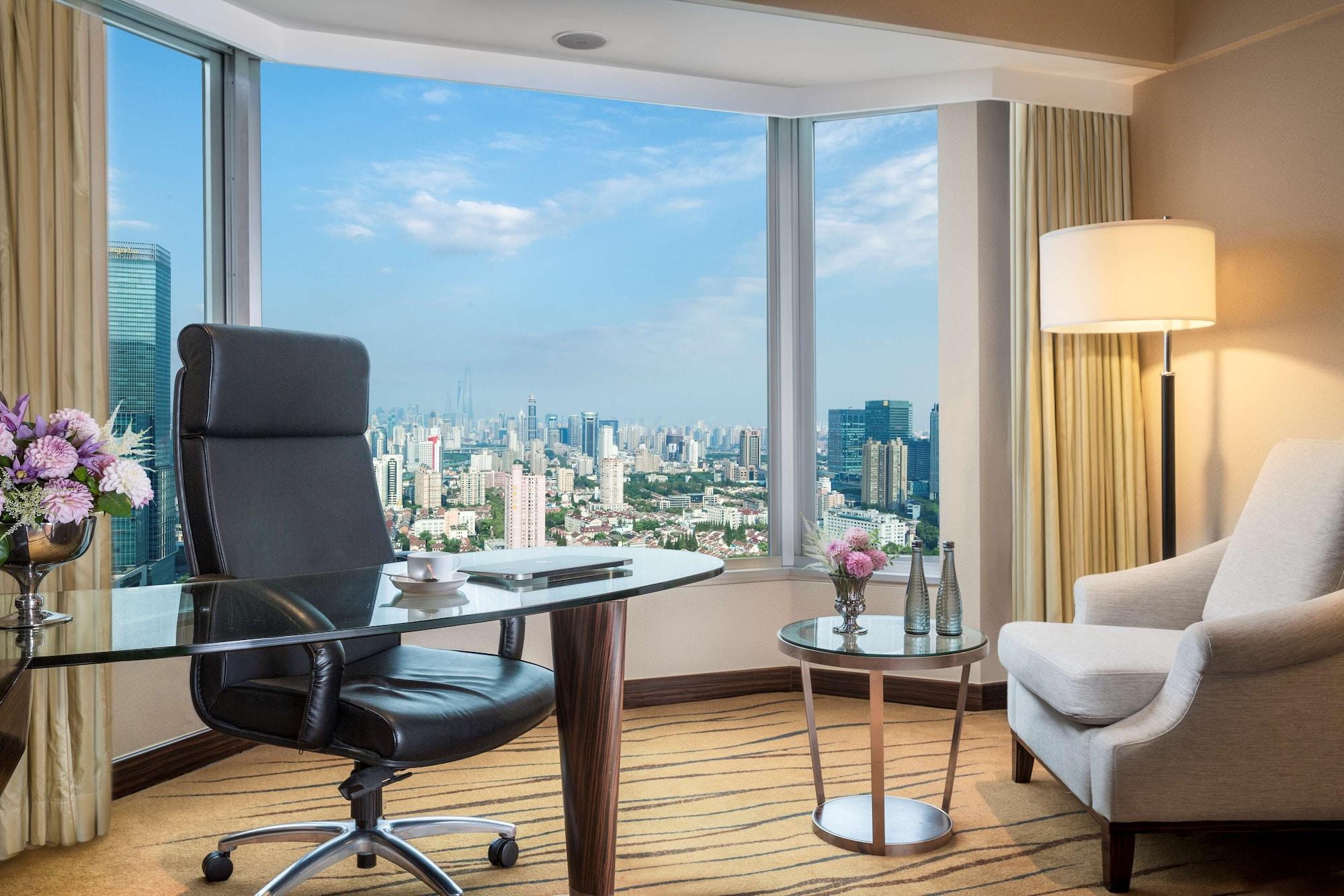 The Kunlun Jing An Hotell Shanghai Exteriör bild