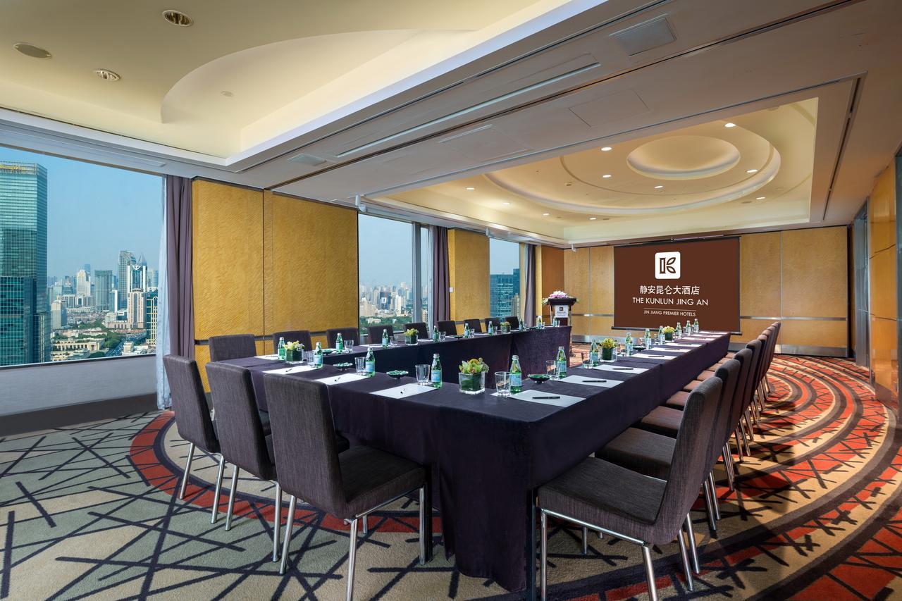 The Kunlun Jing An Hotell Shanghai Exteriör bild