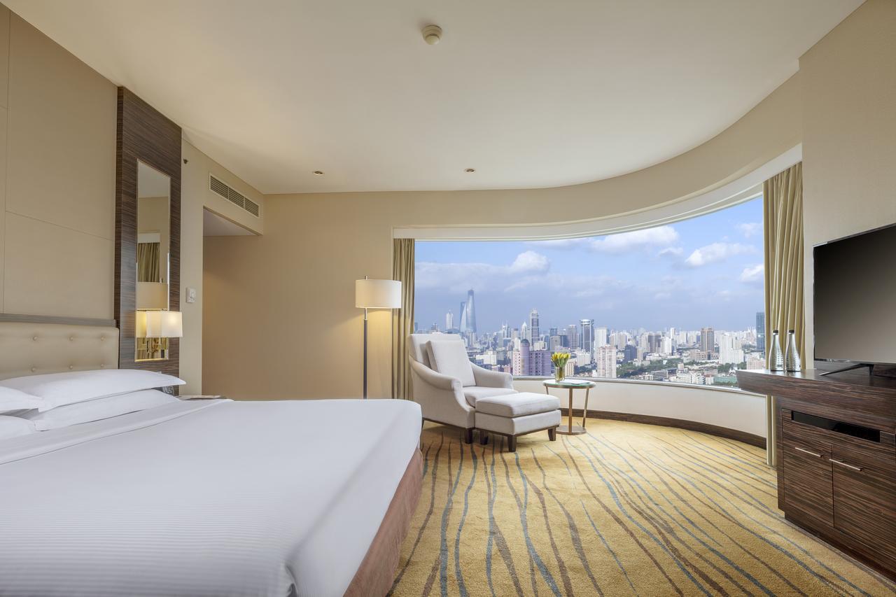The Kunlun Jing An Hotell Shanghai Exteriör bild